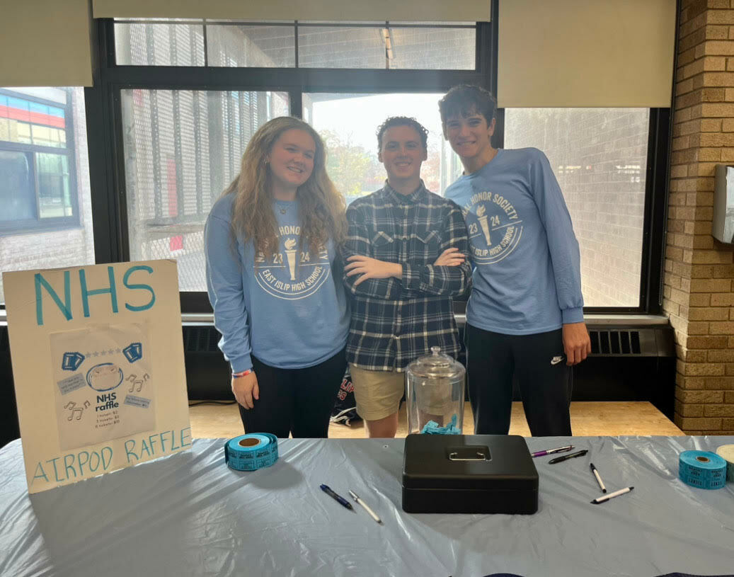 East Islip High School students are hosting a raffle for the National Honor Society.